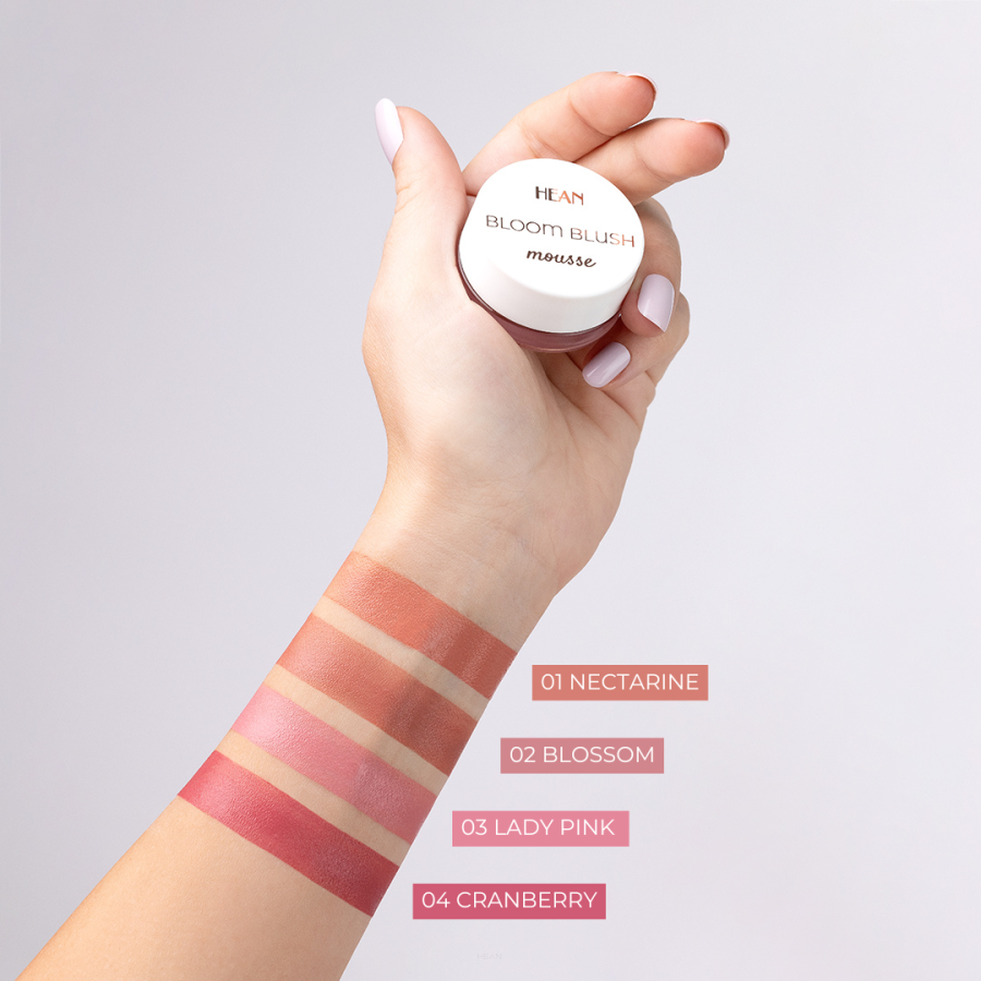 HEAN BLOOM BLUSH MOUSSE — bénéfices