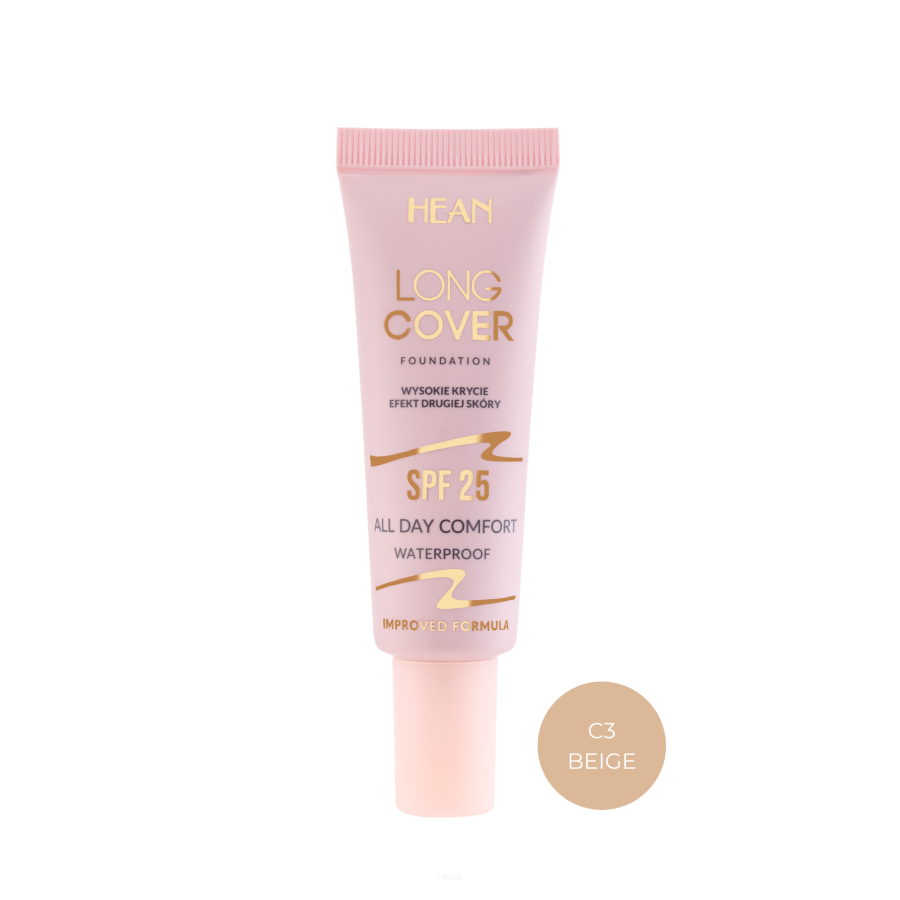 LONG COVER – Fond de teint haute couvrance – C3 Beige